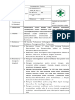 SOP Penempatan Pasien Kriteria 5.5.5 Ep 1