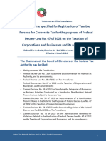 FTA Decision No. 3 of 2024 On Registration Timeline For Corporate Tax - For Publishing