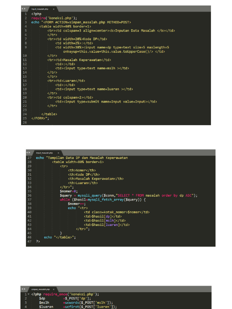 11 User Interface Input Masalah Simpan Masalah | PDF