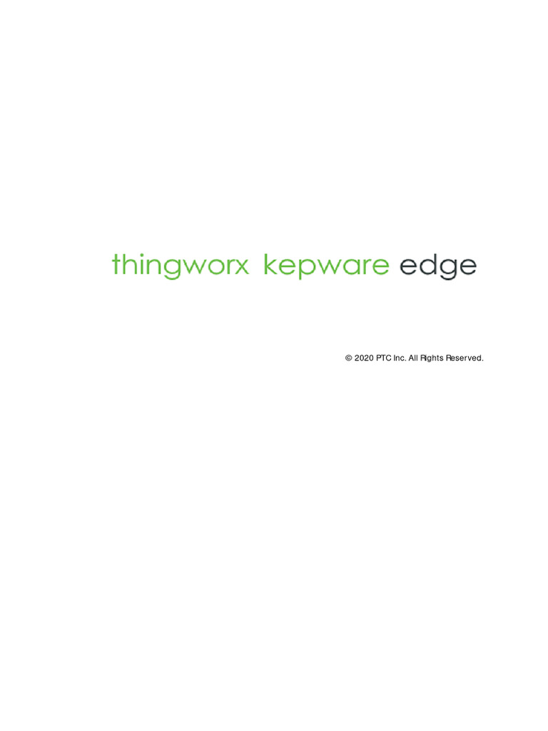 ANNEX I Manual ThingWorx Kepware Edge PDF Port