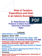 Role of Taxation, Expenditure and Debt in Islamic Economy