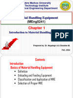Chapter 1. Material Handling Equipment
