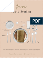 Proper Table Setting 5x7 Printable