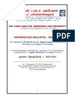 Prospectus - For - 5 - Year - B.A.LL.B. - Degree - Course - (Affiliated Law Colleges) 2022-2023