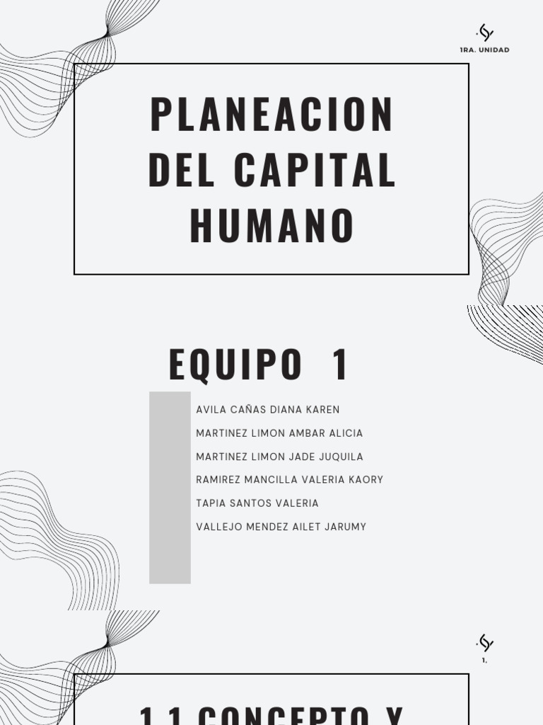 Equipo1.-Planeacion Del Capital Humano | PDF | Gestión de recursos
