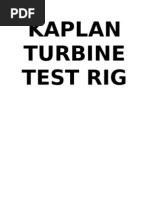 Kaplan Turbine