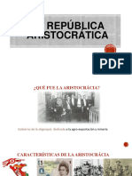 La República Aristocrática