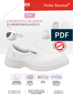 Ficha Tecnica - Zapato Zagros S2 Blanco Sy Hidrogrip Elastico - Ed20210609