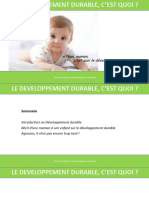 Developpement Durable - Presentation