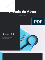 Slides Sermão A Sede Da Alma