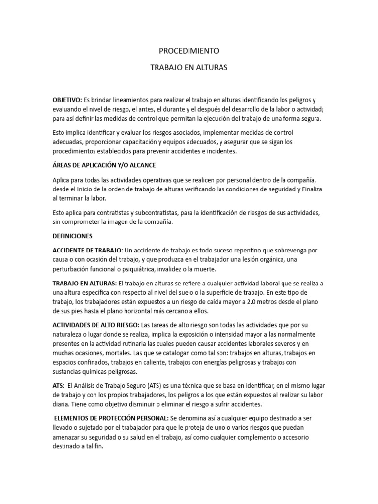 Procedimiento Acpm Actual | PDF