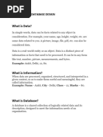 Database and DBMS Introduction