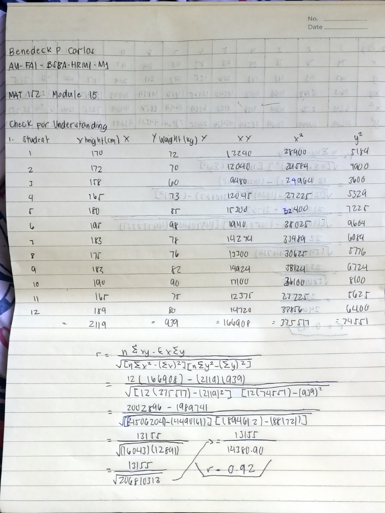 Mat 152-Module 15 | PDF