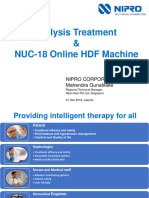 Dialysis Machine and Nipro NCU-18 Online HDF Machine - Pan Tiraphi Hospital Dr. Totk