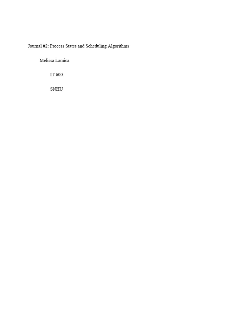 Windows Process States & Scheduling Analysis | PDF