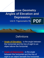 Angle of Depression and Elevation