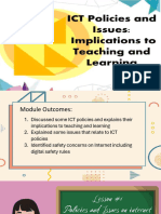 Prof - Ed.10 Module 2 ICT Policies and Issues