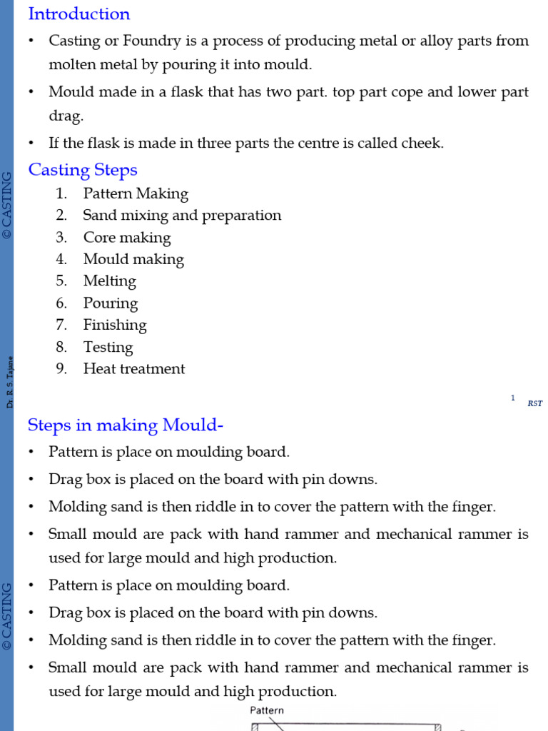 Casting Process and Mould Making Guide | PDF | Casting | Physical Sciences