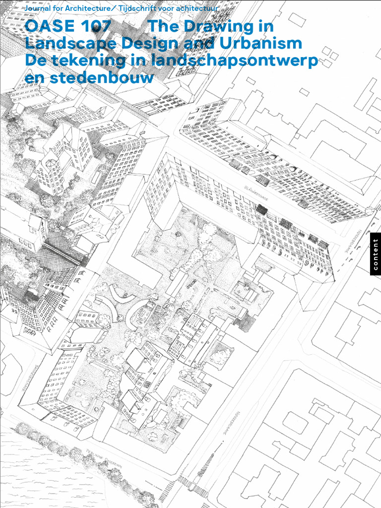 OASE 107 (2020), The Drawing in Landscape Design and Urbanism | PDF | Urban  Design | Design, image size:768x1024