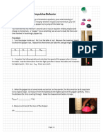 Rubber Popper Lab - Physics (Impulse and Momentum)