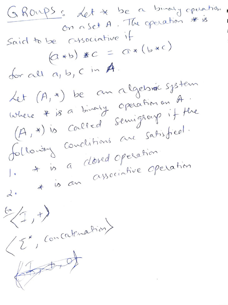 Understanding Semigroups and Operations | PDF