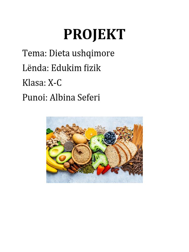 Dieta Ushqimore | PDF