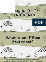 Using If-Else Statments