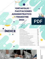 Portafolio Capacitaciones ADMINISTRATIVO I Trimestre 2024