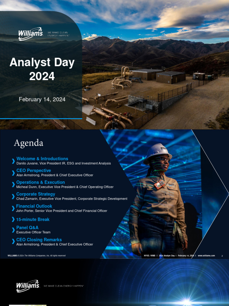 Williams 2024 WMB Analyst Day Presentation | PDF | Coal | Electricity