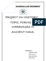 Forms of Marriages in Ancient India