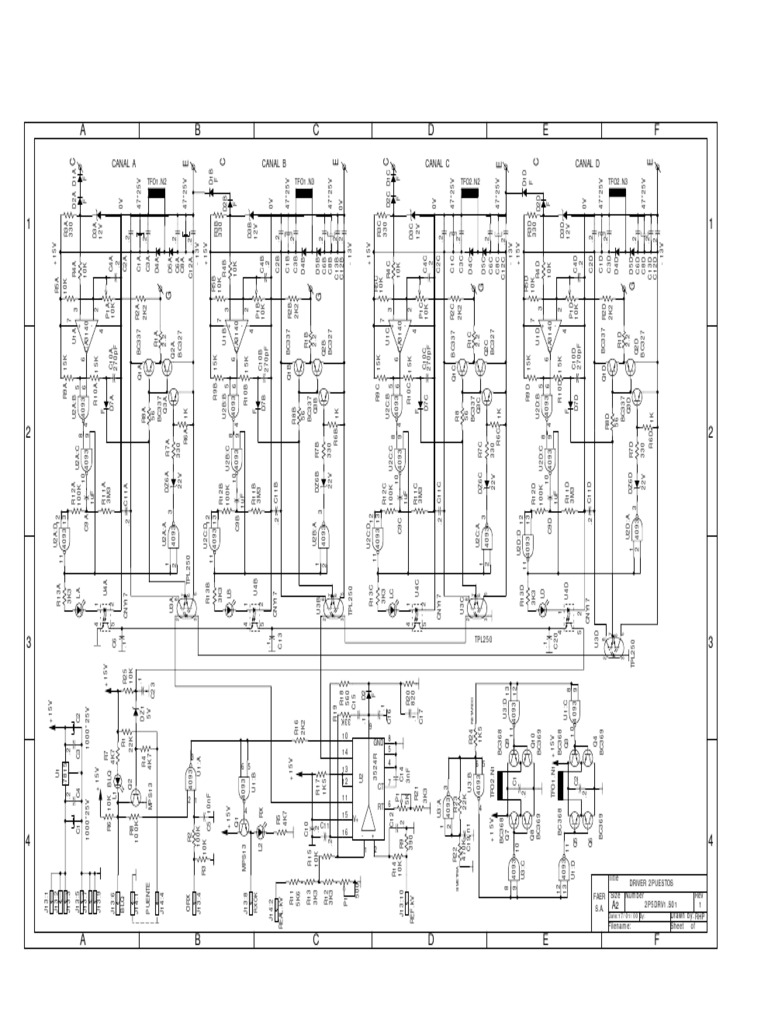 Electronic Component List and Schematic | PDF