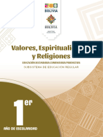 1er Año de Escolaridad - Valores, Espiritualidades y Religiones (2024)