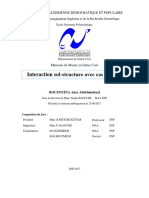 Interraction Sol Structure