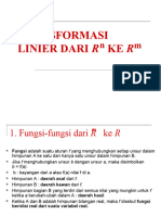 Transformasi Linier