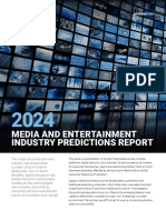ALIX PARTNERS - Media & Entertainment Industry 2024