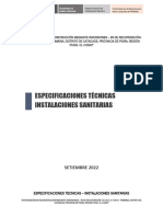 1.2. Especificaciones Tecnicas - Instalaciones Sanitarias