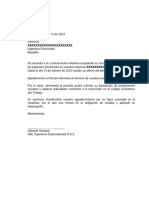 Carta Aceptacion Renuncia