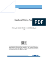 VPN VLAN Configuration in UTStar DSLAM V