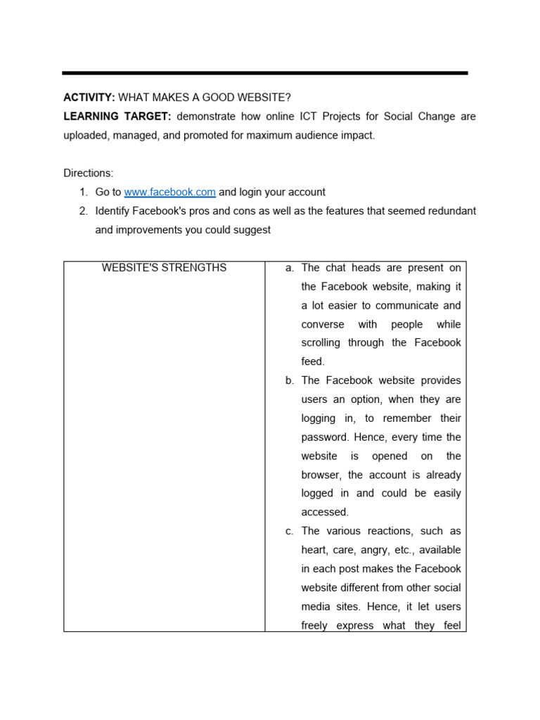 Learning Packet 11 | PDF | Facebook | Educational Technology