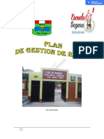 Plan de Riesgo y Desastres.