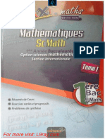 Maxi Maths 1er Bac SM Tome 1 PDF