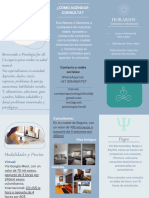 Brochure Psicología For All