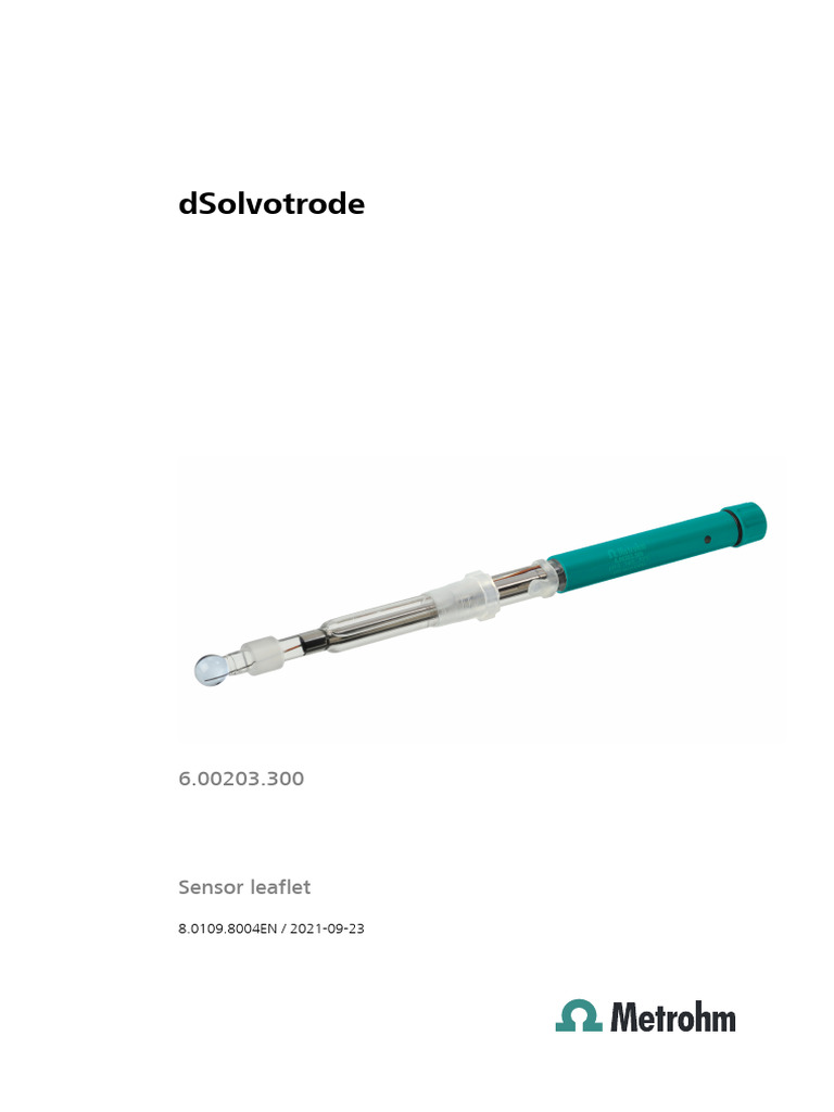D Solvotrode | PDF | Ph | Electrical Connector