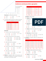 Ficha de Refuerzo - Medidas de Tendencia Central para Datos Agrupados