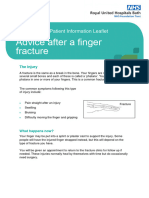 ORT055 Advice After A Finger Fracture