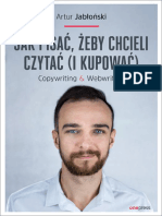 Jak Pisac Zeby Chcieli Czytac I Kupowac Copywriting Webwriting e Book