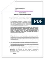 Estudo Dirigido Genética e Resistência Bacteriana