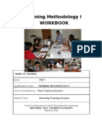 Plan Training Session Workbook