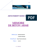 Rapport Mémoire Béton