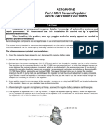 Aeromotive Part # 33101 Vacuum Regulator Installation Instructions